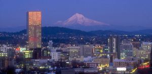 Portland Oregon skyline